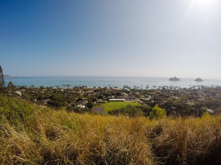 View from the Lanikai Pillbox Trail